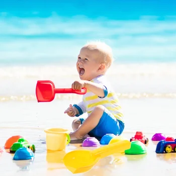 12 шт. детские песочные игрушки для детей 6-10 лет Маленькие пляжные лопатки для копания на открытом воздухе 4-8 лет для малышей