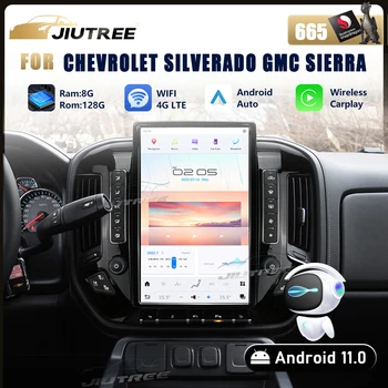 14,6-дюймовый Android 11 для Chevrolet Silverado GMC SIERRA 2013-2020 Автомобильный Радиоприемник Мультимедиа Авто Стерео видеоплеер GPS головное устройство