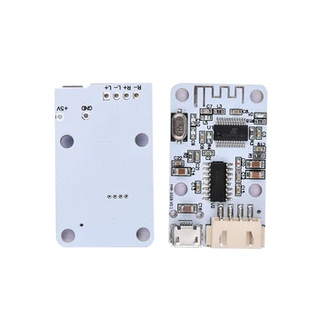 1ШТ microUSB 5V 3W + 3W Беспроводной USB Модуль питания Bluetooth Аудиоприемник Устойчивый Цифровой усилитель Плата усилителя Модуль Bluetooth