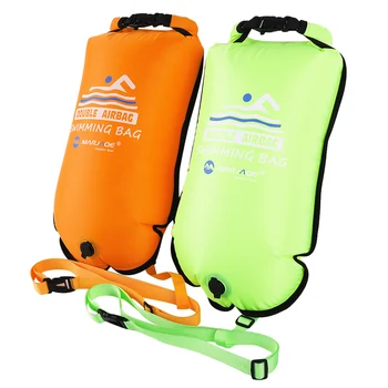 20-литровый надувной открытый плавательный буй, буксировочный мешок для сухого плавания с поясным ремнем для катания на лодках, рафтинга, ведро для плавания, сумка для безопасности водных видов спорта.
