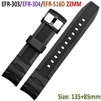 22 мм Ремешок для EDIFICE Серии EFR-303/EFR-304/EFR-516D Часы Смарт-Браслет Замена Ремешка на Запястье EFR303/EFR304 Ремень