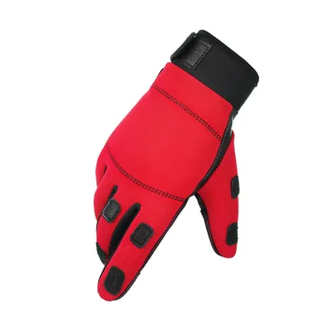 2ШТ Мужские перчатки для верховой езды, велосипедные перчатки для рыбалки с полными пальцами, Противоскользящие спортивные перчатки на открытом воздухе, теплые тактические перчатки для лыжного фитнеса