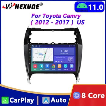 4G Автомобильный Радио Мультимедийный Плеер Для Toyota Camry 7 XV 50 55 2012-2017 Android 11,0 Автоматическая GPS Навигация Беспроводное Головное Устройство Carplay