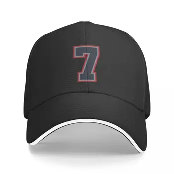 7 Темно-серый красный спортивный номер семь, панама, лошадиная шляпа, аниме шляпа, шляпа женская мужская