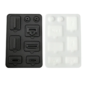 8 шт. Пылезащитный комплект, силиконовый чехол от пыли, аксессуары для игровой консоли для NS Switch/переключатель OLED/Переключатель Lite