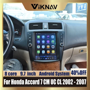 9,7-дюймовый Автомобильный Радиоприемник Android Для Honda Accord 7 CM UC CL 2002-2007 Мультимедийный плеер GPS Навигация WIFI Carplay Головное устройство