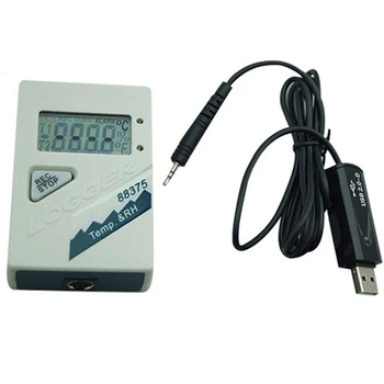 AZ88375 Цифровой Регистратор температуры и влажности, Регистратор данных, Термометр-детектор