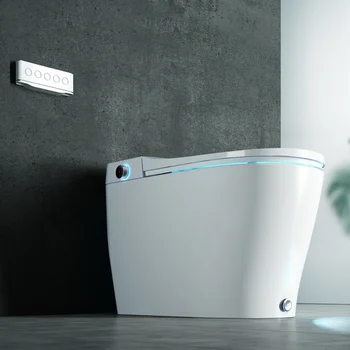 DB80 Оптовая продажа электрических умных керамических унитазов для ванной комнаты, Фарфоровая сантехника, Цельный унитаз
