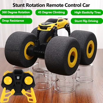Double E RC Stunt Car Drift, мягкие большие губчатые шины, модель багги, Радиоуправляемая машина, игрушки с дистанционным управлением для мальчиков В подарок