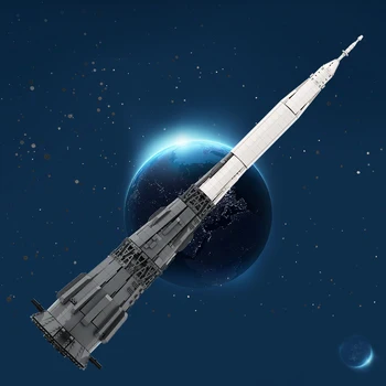 Moc 1: 110 N1 Ракета-носитель, Строительные блоки, Космическая станция, модель 