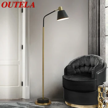 OUTELA Nordic торшер современного искусства, семейная гостиная, спальня, диван, креативная светодиодная Декоративная лампа для чтения
