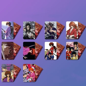 Rurouni Kenshin 3 Дюйм(ов) Карточка-Закладка Модзин Яхико Химура Кеншин Книжный Клип Разметка страниц Коллекция открыток аниме товары подарок