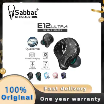 Sabbat E12 Ultra TWS Беспроводные наушники Bluetooth 5.0, мини Водонепроницаемые спортивные стереонаушники, беспроводная гарнитура-вкладыши