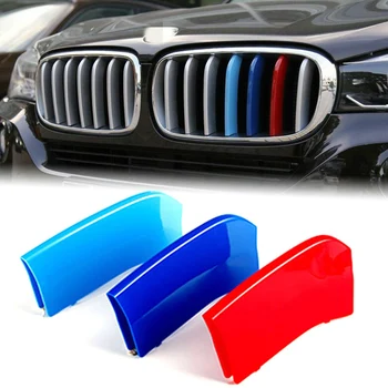 Tri///M Color Sport Передняя Решетка Радиатора Со Вставками В Виде Почек, Центральная Решетка Радиатора Для BMW F15 F16 X5 X6 2014-2018 Автомобильные Аксессуары