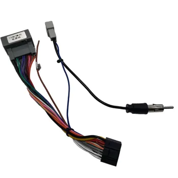 Автомобильный кабель питания 1шт 16PIN адаптер Автомобильный аудио DVD-плеер Навигационный шнур питания для Honda Универсальный электрический аксессуар
