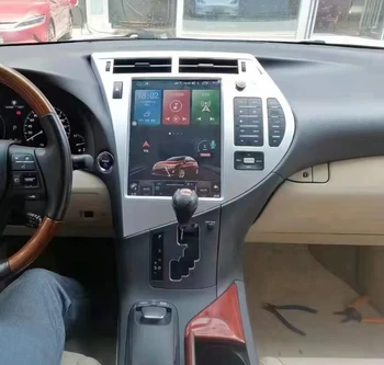 Автомобильный Мультимедийный Плеер Android 12 Для Lexus RX RX300 RX330 RX350 RX400 RX450 2009-2014 Tesla Style Автомагнитола Головное Устройство GPS Navi