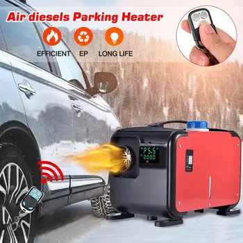 Автомобильный обогреватель 12V 8KW All InDiesel Air Heater Малошумный автомобильный парковочный топливный обогреватель ЖК-дисплей для автомобиля Webastos