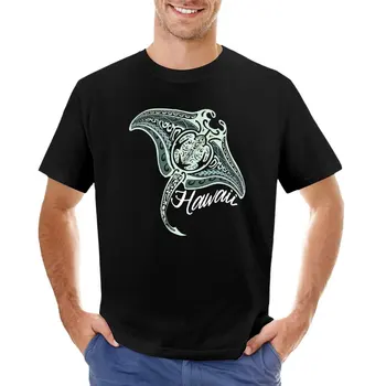 Винтажная гавайская футболка Manta Ray, изготовленная на заказ, великолепная футболка, графическая футболка, мужские футболки, повседневная стильная одежда