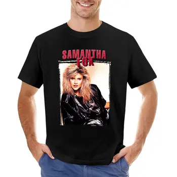 Винтажная фотография, футболка в стиле Саманты Фокс, графическая футболка, мужская футболка