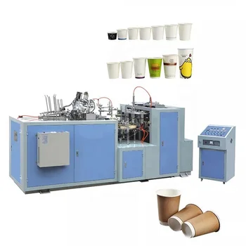 Высокоскоростная Автоматическая машина для изготовления бумажных чашек Yu Gong Производитель Портативной производственной линии для производства бумажных стаканчиков