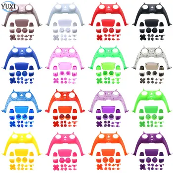 Декоративная Полоска YuXi Для PS5 V1.0 Замена Ручки контроллера DIY Shell Cover Case и кнопки L1 R1 L2 R2 D-pad Крышки Джойстика