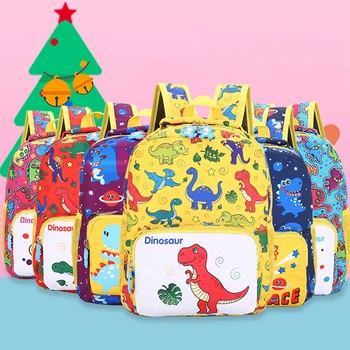 Детский Милый мультяшный рюкзак с динозавром, детский сад, Дошкольный малыш, Мальчики, девочки, Детские школьные сумки для книг, Повседневные