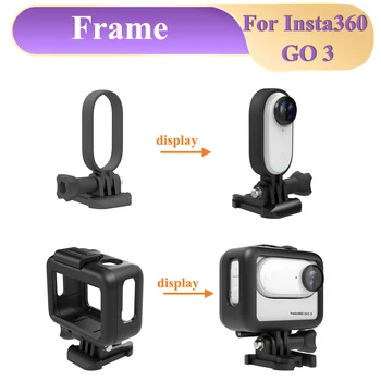Для Insta360 GO3 Фиксированная переносная рамка для экшн-камеры с большим пальцем, защитная рамка для корпуса, рамка для зарядного отсека, чехол от встряхивания, аксессуары