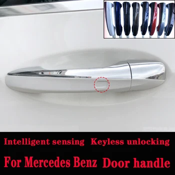 Для Mercedes Benz C E Class W205 C205 S205 W213 C238 GLC X253 C253 Дверная Ручка Автомобиля С Интеллектуальным Датчиком Разблокировки Замка Без Ключа