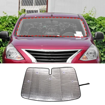 Для Nissan Sunny 2011 ~ 2016 Автомобильные аксессуары для лобовых стекол, Козырек от Солнца, автомобильные Аксессуары для защиты интерьера