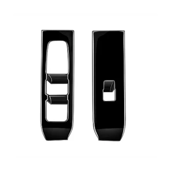 Для Toyota Alphard 40 Серии 2023 + Ярко-черный Дверной подлокотник, Крышка переключателя стеклоподъемника, Крышка управления стеклом RHD