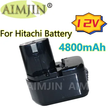 Для Аккумуляторных батарей Hitachi 12 В, 4800 мАч EB1214S, EB1220BL, EB1122S, WR12DMR, CD4D, DH15DV, Инструментов C5D