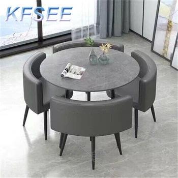 Домашняя кофейня с обеденным столом Kfsee и 4 стульями