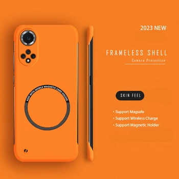 Жесткий ПК бескаркасный магнитный чехол для телефона Huawei Nova 9 SE Pro Nova 8 SE 10 11 Ultra Pro Magsafe Матовый тонкий чехол