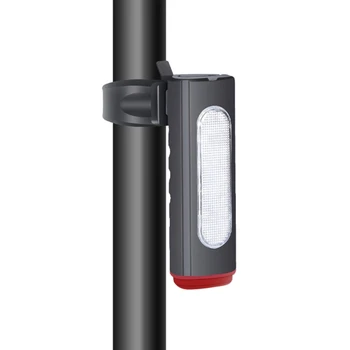 Задний фонарь для велосипеда с USB-аккумулятором, 1200 мАч, 4 часа, водонепроницаемый велосипедный шлем IPX4, защитная светодиодная лампа с 6 режимами освещения