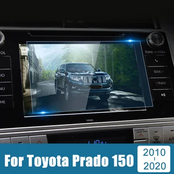 Закаленное Стекло Автомобиля GPS Навигации Протектор Экрана ЖК Сенсорная Пленка Для Toyota Land Cruiser Prado 150 2010-2019 2020 Аксессуары