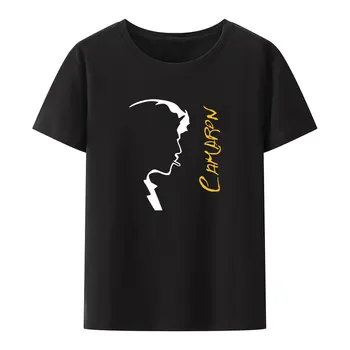 Классическая футболка Camaron De La Isla С Модальным Принтом, Креативный Портрет, Эстетическая Повседневная Рубашка, Мужская Женская Уличная Мода, Хипстерские Топы