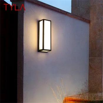 Классические настенные бра TYLA на открытом воздухе, светодиодная Водонепроницаемая лампа IP65 для украшения домашнего балкона
