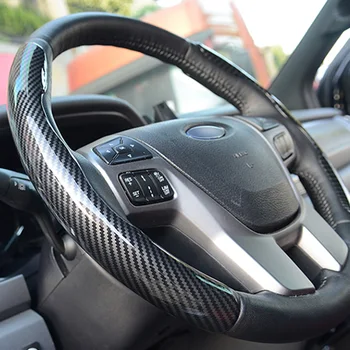 крышка ручки рулевого колеса автомобиля из углеродного волокна 38 см для LADA Priora Sedan sport Kalina Granta Vesta X-Ray XRay