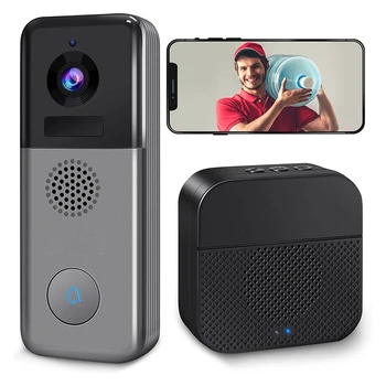 Локальное и облачное хранилище AIPOTEC choice 2K WiFi Беспроводная камера видеодомофона с питанием от аккумулятора с беспроводным перезвоном