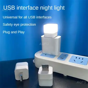 Мини Usb Ночник Креативный Портативный Студенческий Уход За глазами Светодиодная лампа для защиты атмосферы Аварийное мобильное питание USB-лампы