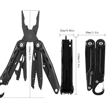 Многофункциональный складной нож, многофункциональные плоскогубцы, EDC снаряжение, нож для выживания в походе, рыболовные плоскогубцы, ручные инструменты, карманный нож
