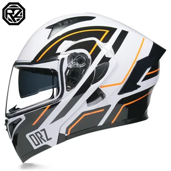 Модульные откидные мотоциклетные шлемы Модульные откидные мотоциклетные шлемы, одобренные DOT/ECE, Легкие мотоциклетные шлемы с шумоподавлением