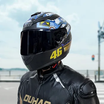 мотоциклетные шлемы для мужчин и женщин зимой, индивидуальные защитные шлемы для электромобилей на все сезоны