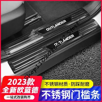 Накладка на порог из нержавеющей стали, Приветственная Педаль, Аксессуары для стайлинга автомобилей внутри/снаружи для Mitsubishi Outlander GM GN 2023-2024