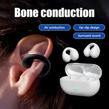 Наушники Jl83d2 с костной проводимостью, Удобный наушник-зажим для ушей, Безболезненная инновационная гарнитура, совместимая с Bluetooth-гарнитурой, Гарнитура