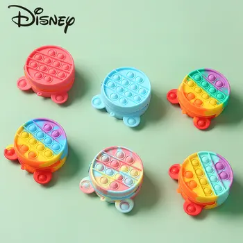 Новая силиконовая сумка для монет Disney Mickey's, модная мультяшная декомпрессионная игрушка Zero Wallet Love, многофункциональная сумка для хранения наушников.