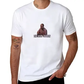 Новая футболка Island Niles, эстетичная одежда, футболки больших размеров, винтажная одежда, футболки оверсайз, мужские футболки.