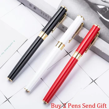 Новое поступление Высококачественной Цельнометаллической шариковой ручки с роликами, Фирменная Подарочная ручка для деловых Мужчин Купить 2 Отправить подарок