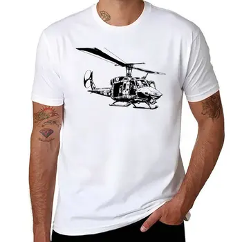 Новые футболки UH-1N Twin Huey, футболки на заказ, мужские футболки с рисунком аниме