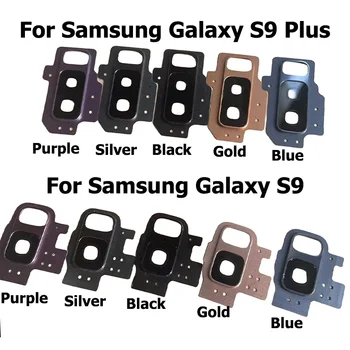 Оригинал для Samsung Galaxy S9 plus, стеклянная линза задней камеры заднего вида с заменой рамки безеля